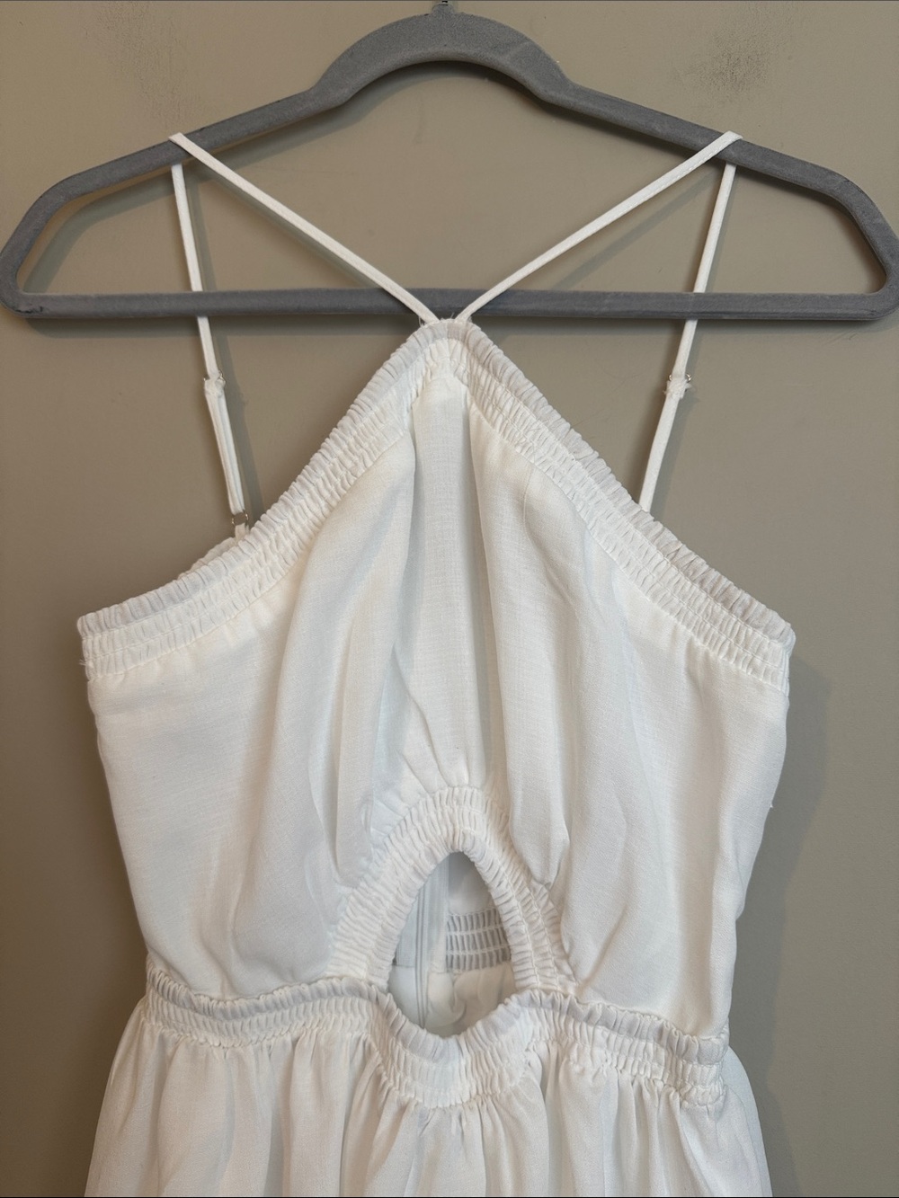 NWT- Petal & Pup Madi Maxi Dress, White, size Medium - Picture 9 of 13